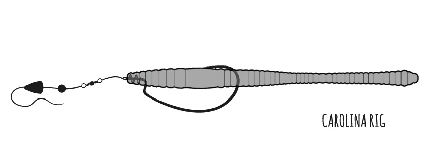 Libra Lures Dying Worm zbrojenie